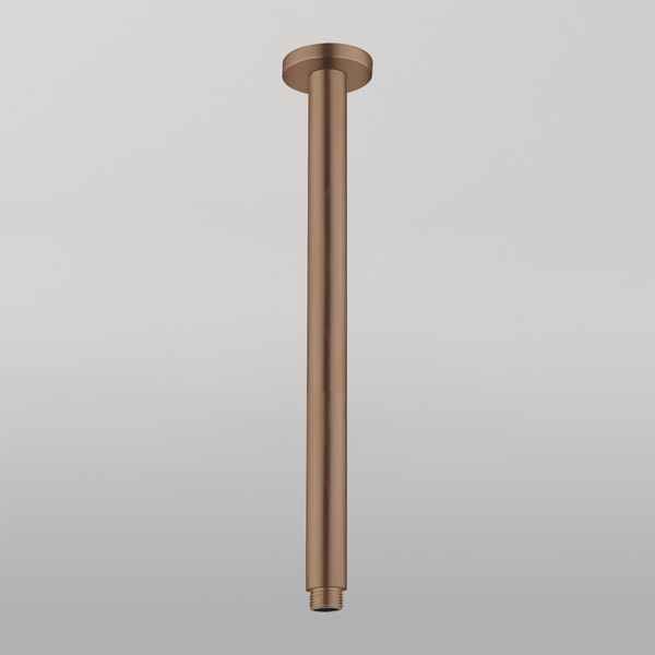 Nero Round Ceiling Arm 150mm Length Brushed Bronze