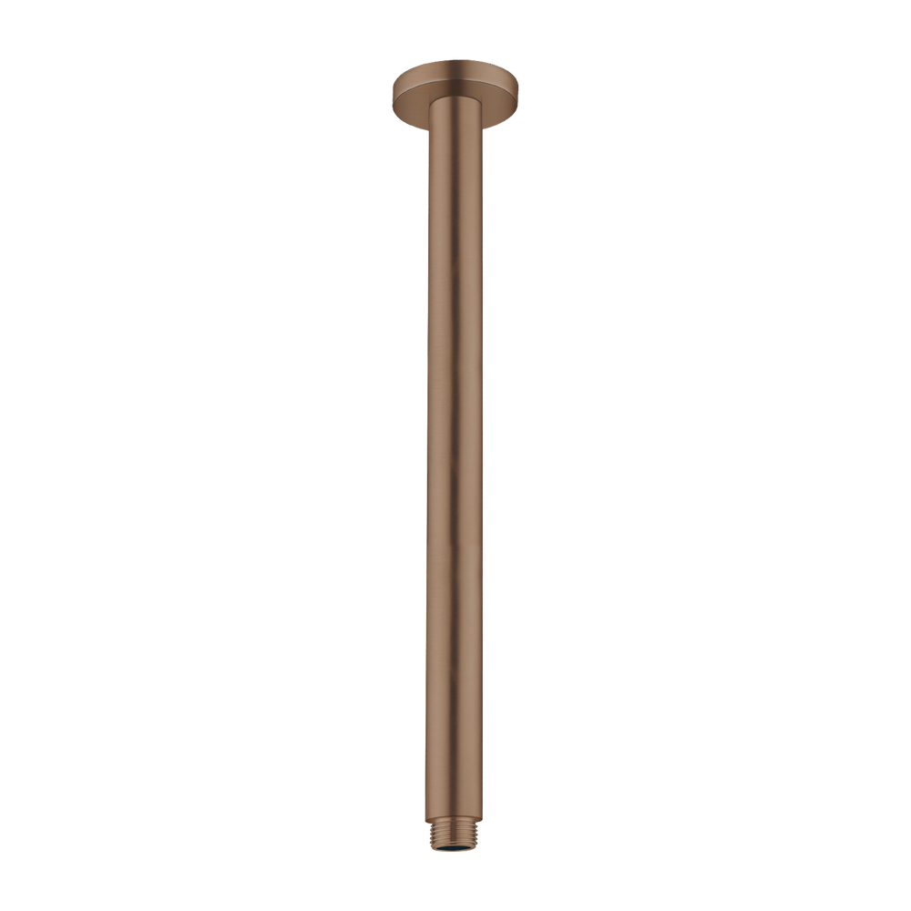 Nero Round Ceiling Arm 150mm Length Brushed Bronze – Buildmat