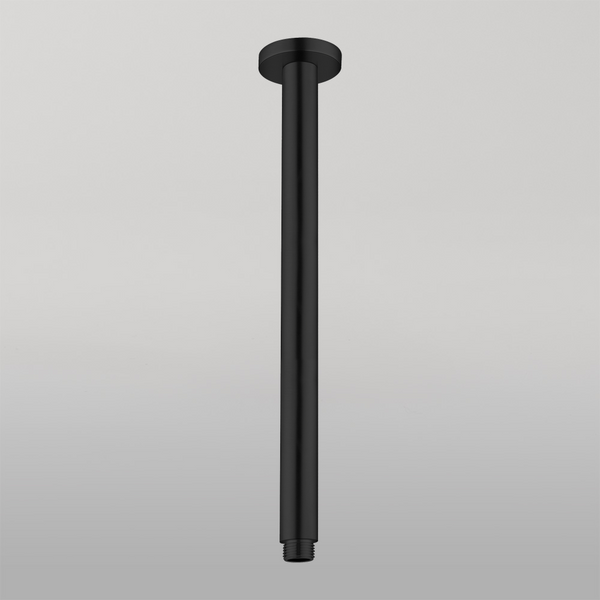 Nero Round Ceiling Arm 450mm Length Matte Black