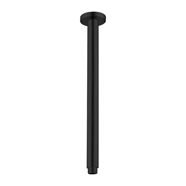 Nero Round Ceiling Arm 450mm Length Matte Black