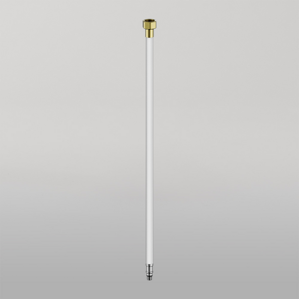 Nero Premium Flexible Mixer Tap Hose Pair Brushed Gold