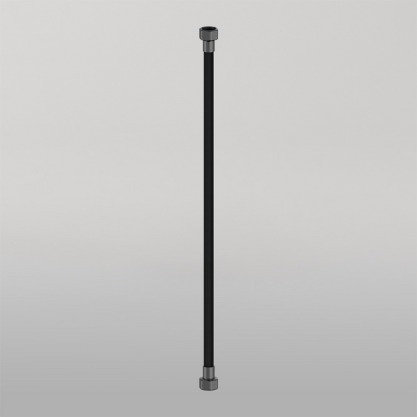 Nero 500mm Premium G1/2 Female Flexible Water Connector Hose Gunmetal