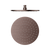 Nero 250mm Round Metal Shower Head II Brushed Bronze