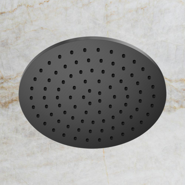 Nero 250mm Round Metal Shower Head II Gunmetal