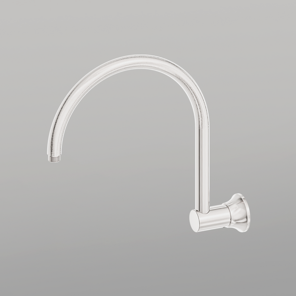 Nero York Shower Arm Brushed Nickel