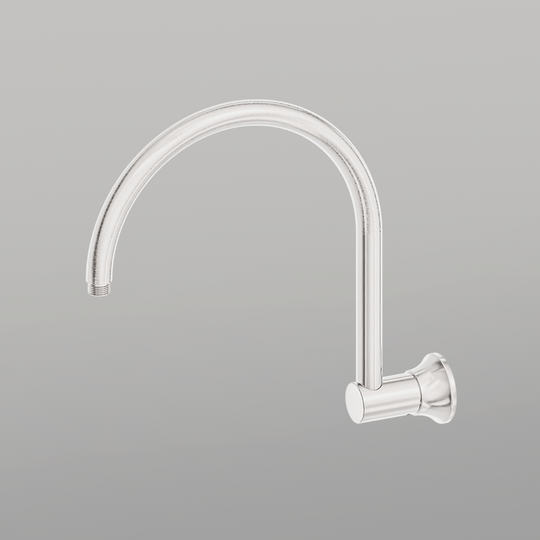 Nero York Shower Arm Brushed Nickel