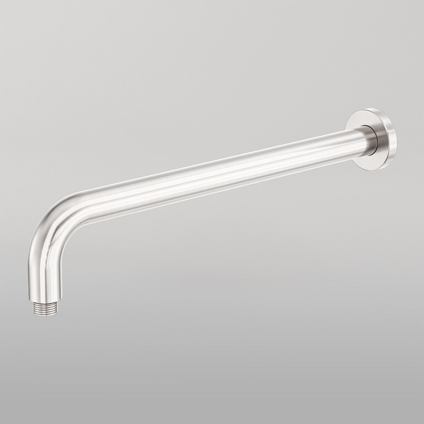 Nero Zen Round Shower Arm 400mm Length Brushed Nickel