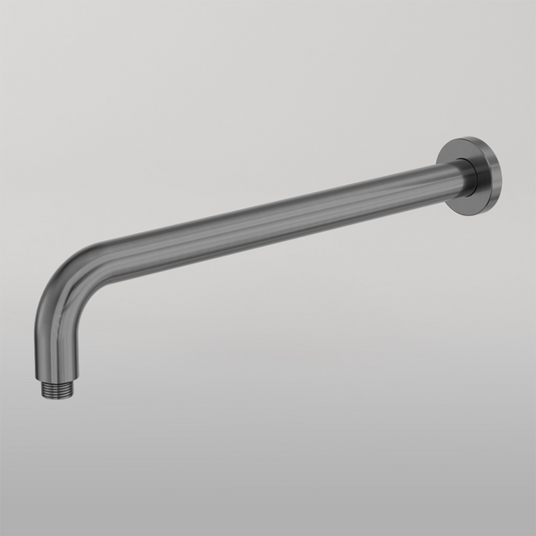 Nero Zen Round Shower Arm 400mm Length Graphite