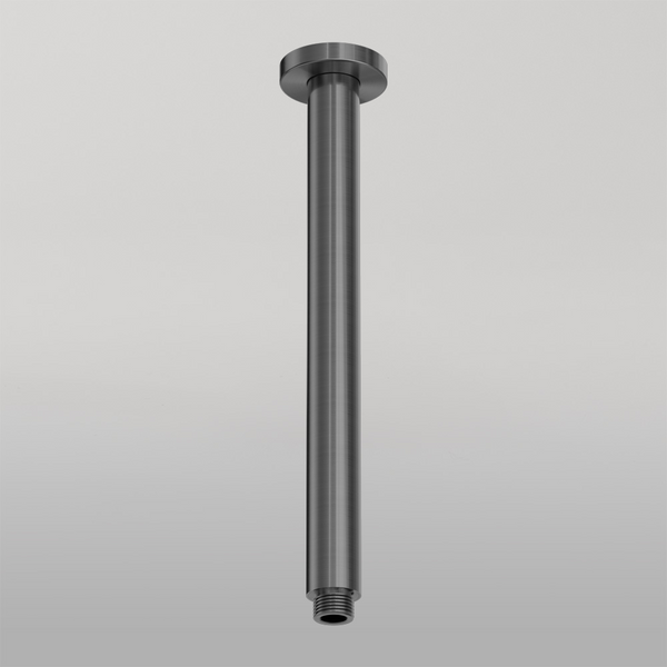Nero Zen Round Ceiling Arm 300mm Length Graphite
