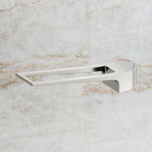 Nero Bianca Care Basin Mixer Handle Only Brushed Nickel
