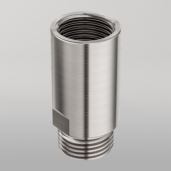 Nero Dual Check Valve Male X Female G1/2 Brushed Nickel