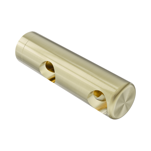 Nero Mecca Care Make Your Own 25mm Grab Rail Double Towel (Right) Bracket Brushed Gold