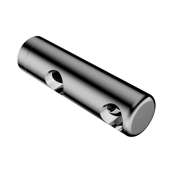 Nero Mecca Care Make Your Own 25mm Grab Rail Double Towel (Right) Bracket Chrome