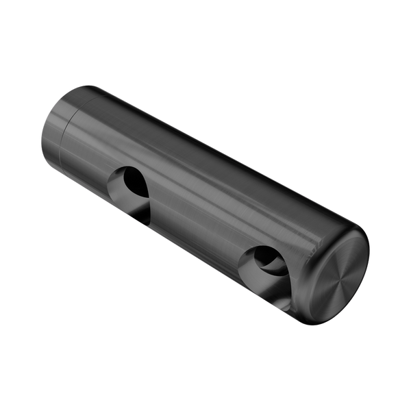Nero Mecca Care Make Your Own 25mm Grab Rail Double Towel (Right) Bracket Gunmetal