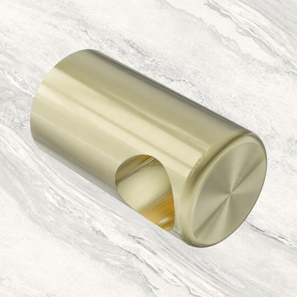 Nero Mecca Care Make Your Own 32mm Grab Rail End Bracket Brushed Gold