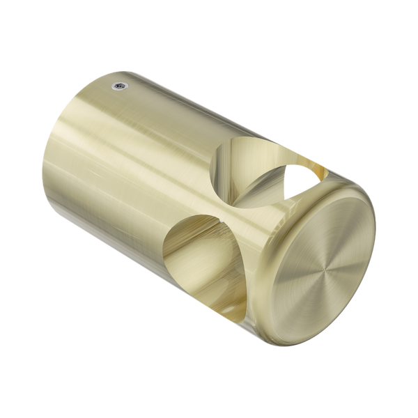Nero Mecca Care Make Your Own 32mm Grab Rail T Bar Bracket Brushed Gold