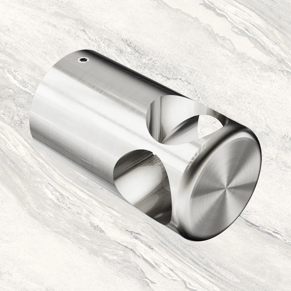Nero Mecca Care Make Your Own 32mm Grab Rail T Bar Bracket Brushed Nickel