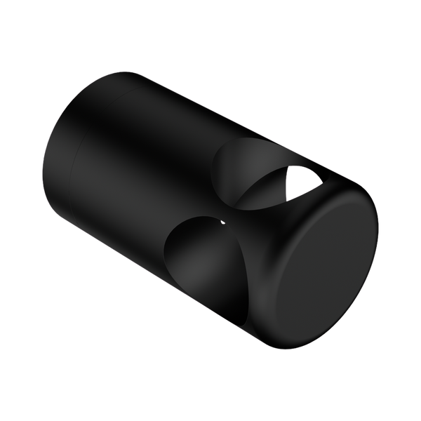 Nero Mecca Care Make Your Own 32mm Grab Rail T Bar Bracket Matte Black