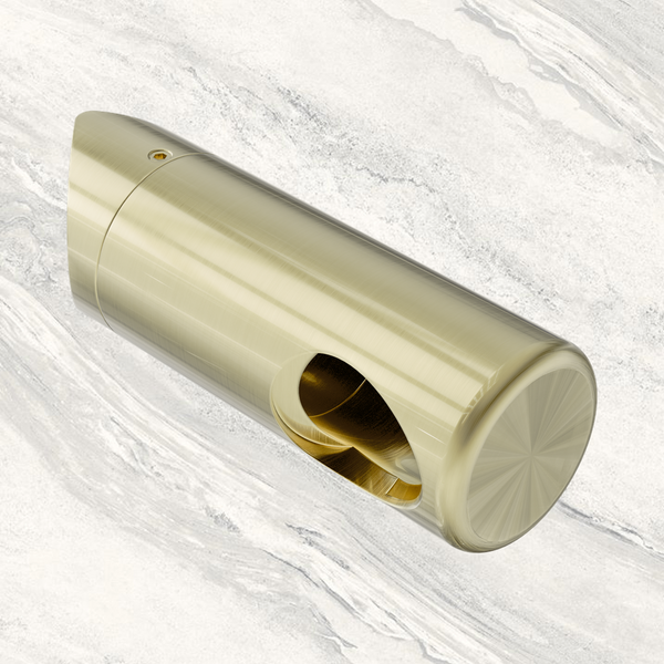 Nero Mecca Care Make Your Own 32mm Corner Wrap Bracket Brushed Gold