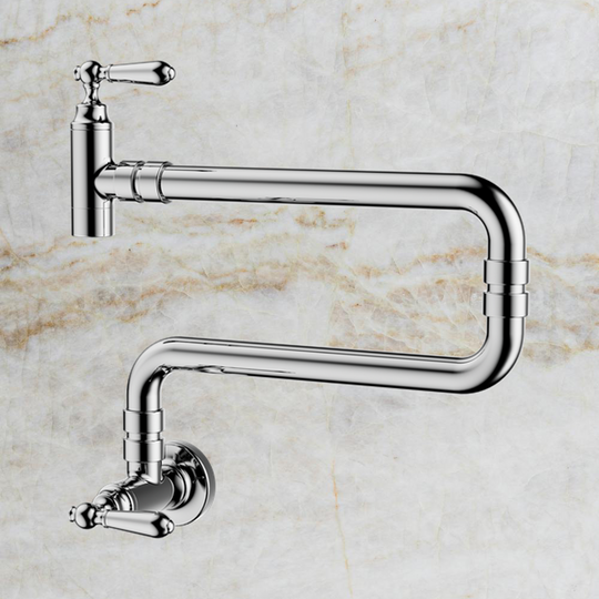 Nero York Wall Mounted Pot Filler Chrome