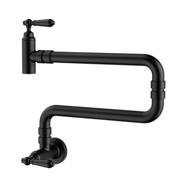 Nero York Wall Mounted Pot Filler Matte Black