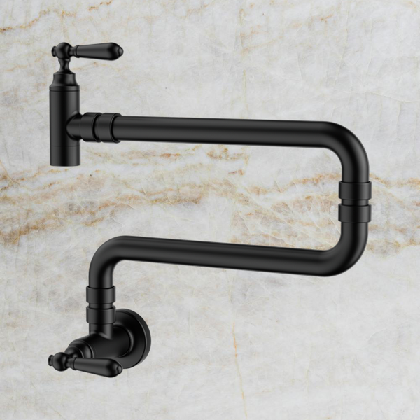 Nero York Wall Mounted Pot Filler Matte Black