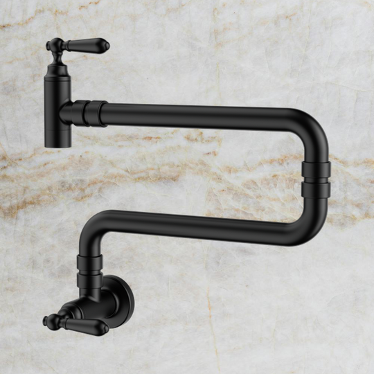 Nero York Wall Mounted Pot Filler Matte Black