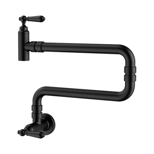 Nero York Wall Mounted Pot Filler Matte Black