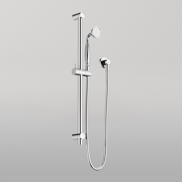 Nero York Shower Rail With Metal Hand Shower Chrome