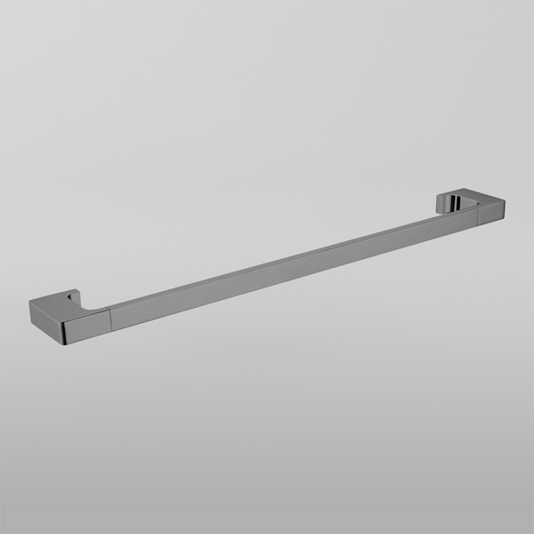 Nero Pearl Single Towel Rail 800mm Gunmetal
