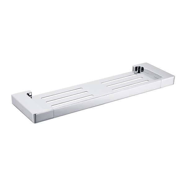 Nero Pearl Metal Shower Shelf Chrome