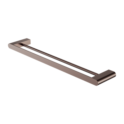 Nero Bianca Double Towel Rail 600mm Brushed Bronze