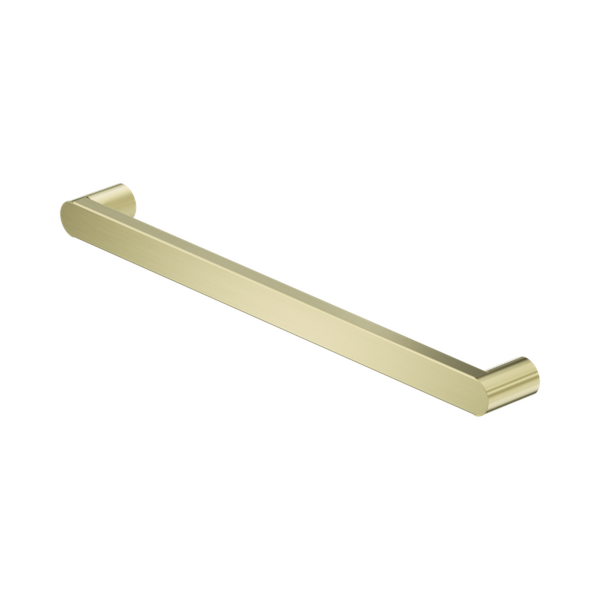 Nero Bianca 12V Single Heated Towel Rail Brushed Gold