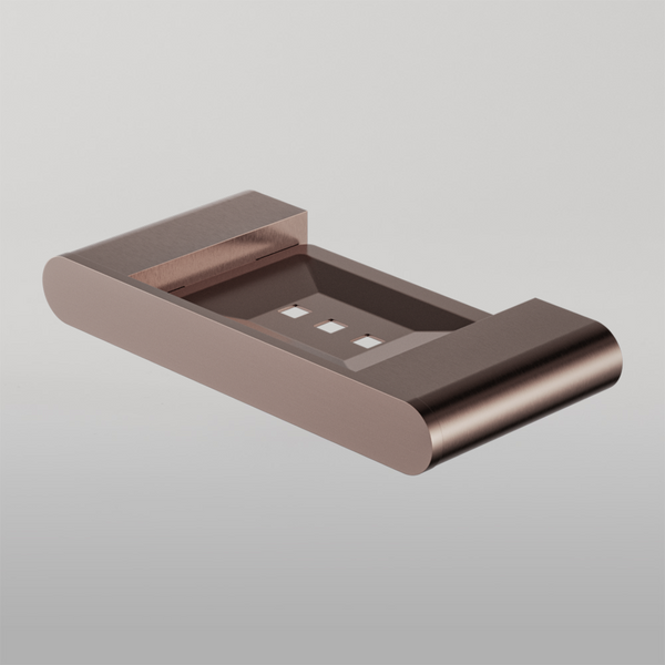 Nero Bianca Soap Dish Holder Brushed Bronze