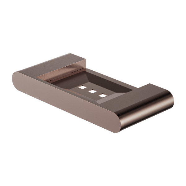 Nero Bianca Soap Dish Holder Brushed Bronze