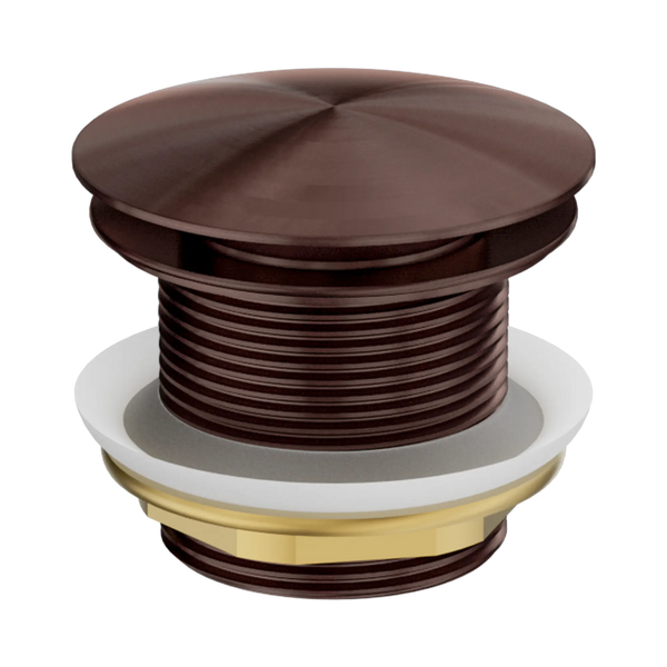 Nero 40mm Bath Pop-Up Plug With Removable Waste No Overflow Rome Bronze