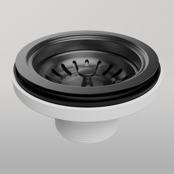 Nero Kitchen Sink Basket Waste Gunmetal