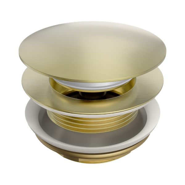 Nero Short Pop Up Bath Waste 40mm Brushed Gold