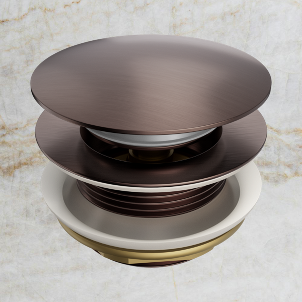 Nero Short Pop Up Bath Waste 40mm Brushed Bronze