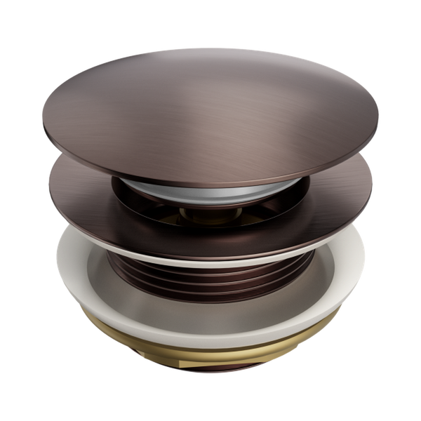 Nero Short Pop Up Bath Waste 40mm Brushed Bronze