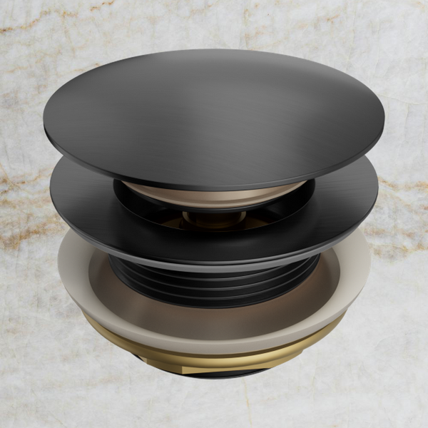 Nero Short Pop Up Bath Waste 40mm Gunmetal