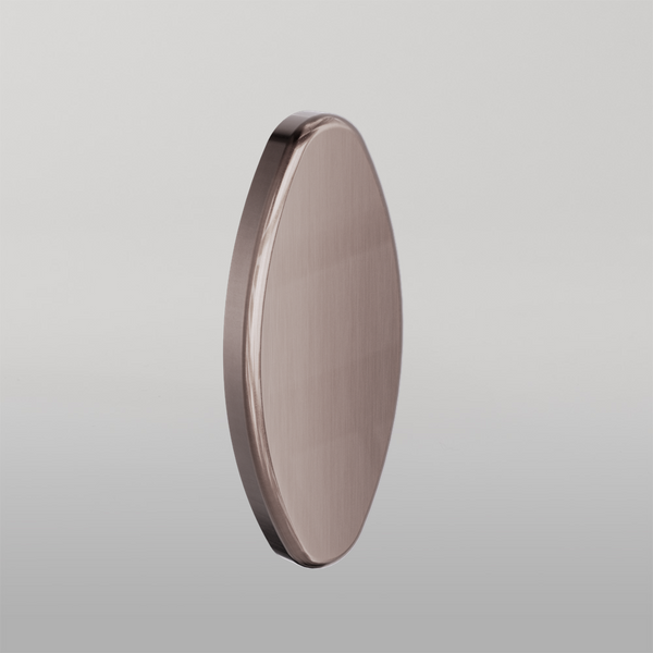 Nero Backrest Removeable Wall Cover Plate Brushed Bronze