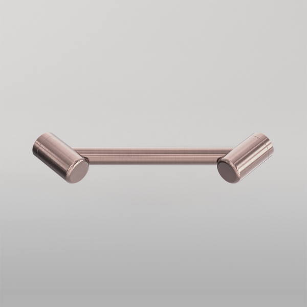 Nero Mecca Care 25mm Footrest Corner Grab Rail 215mm Brushed Bronze