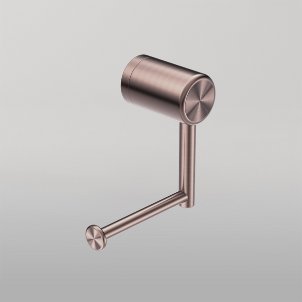 Nero Mecca Care Heavy Duty Toilet Roll Holder Brushed Bronze
