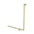 Nero Mecca Care 750x750mm 90 degree Bent Tube Grab Rail Brushed Gold