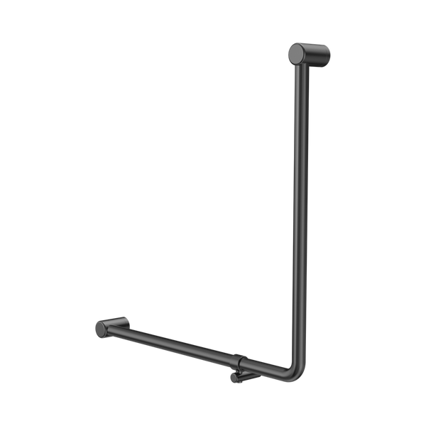 Nero Mecca Care 750x750mm 90 degree Bent Tube Grab Rail Gunmetal