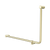 Nero Mecca Care DDA 600x1000mm 90 degree Bent Tube Grab Rail Brushed Gold
