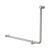 Nero Mecca Care DDA 600x1000mm 90 degree Bent Tube Grab Rail Brushed Nickel