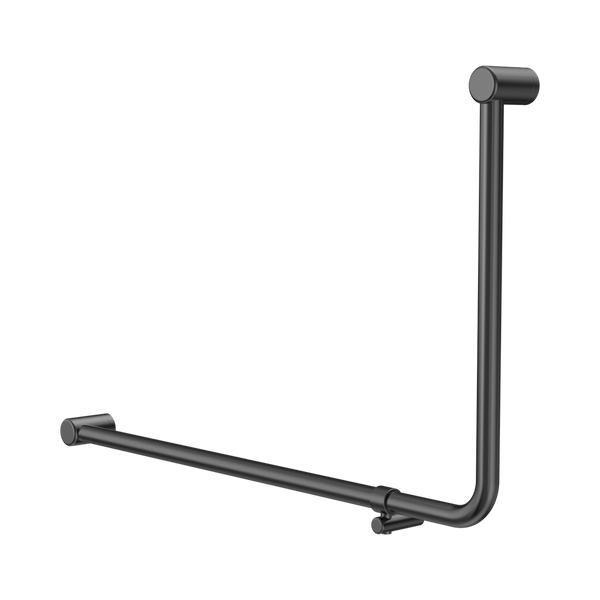 Nero Mecca Care DDA 600x1000mm 90 degree Bent Tube Grab Rail Gunmetal