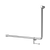 Nero Mecca Care DDA 600x1000mm 90 degree Bent Tube Grab Rail With Toilet Roll Holder Chrome